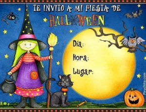 Invitación para fiesta de halloween gratis