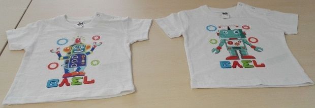 camisetas personalizadas de robots