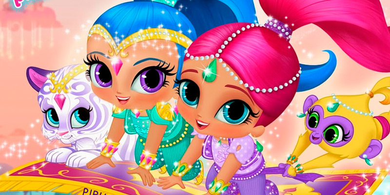 Invitación de Shimmer y Shine