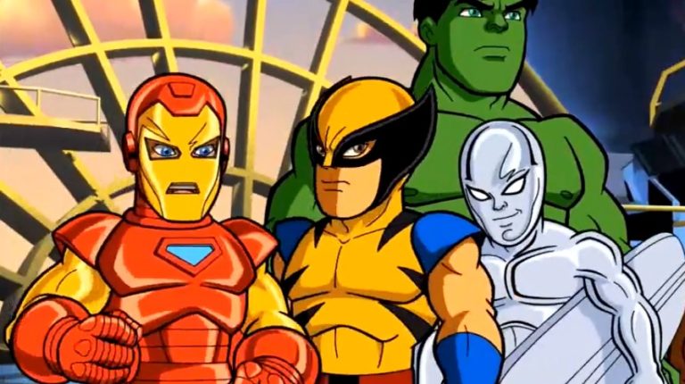 Serie De Dibujos El Escuadrón De Los Superhéroes