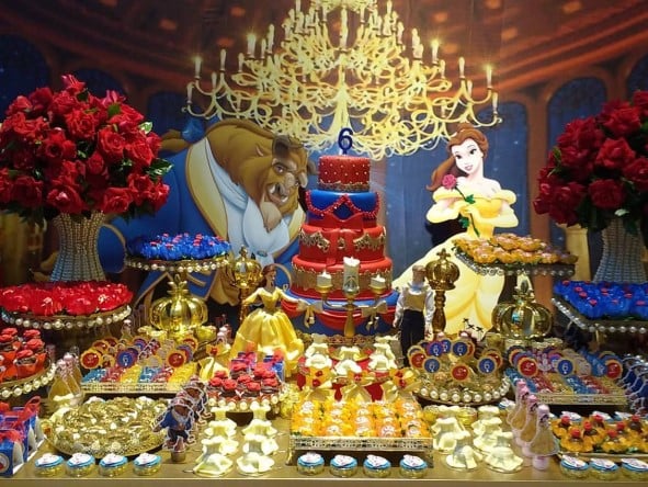 Sweet table Beauty and the Beast