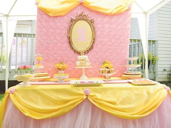 Sweet table Beauty and the Beast