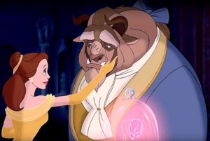 Animated film of Beauty and Beast