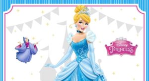 Cinderella Birthday Invitation for FREE