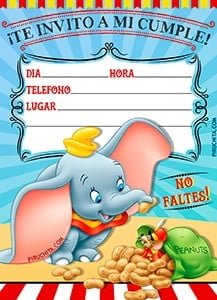 invitacion cumpleanos Dumbo gratis piruchita thumb