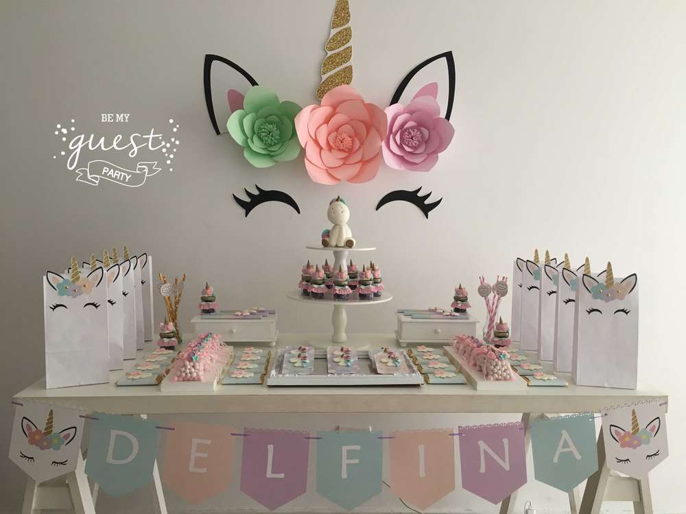 decoracion cumpleaños unicornios