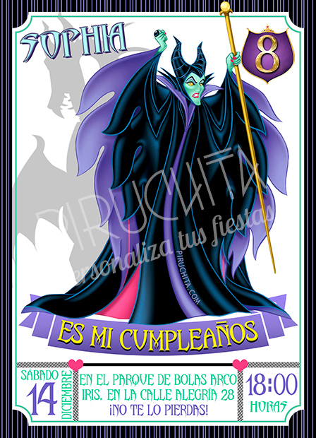 Invitacion Malefica Premium