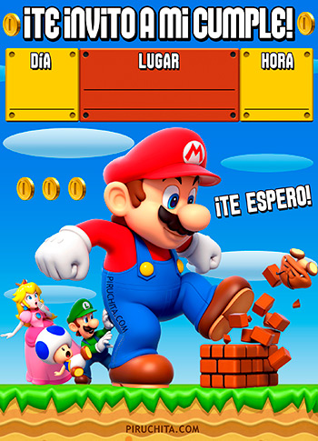 Invitación de Mario