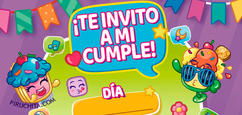 Invitación de Mojipops